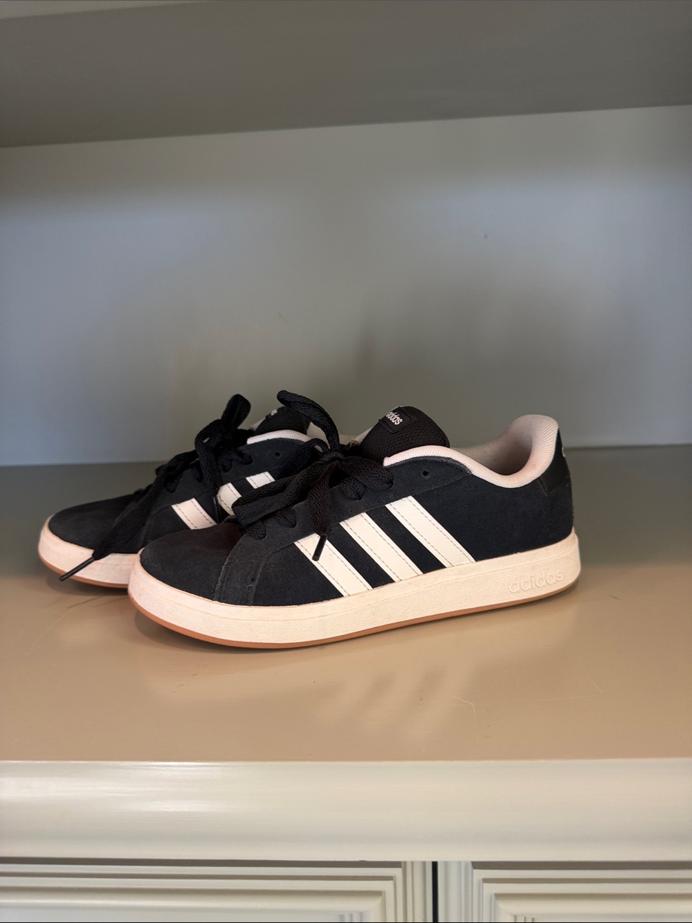 adidas Black Sneakers Dress up or down. GREAT CONDITION - Picture 3 of 6